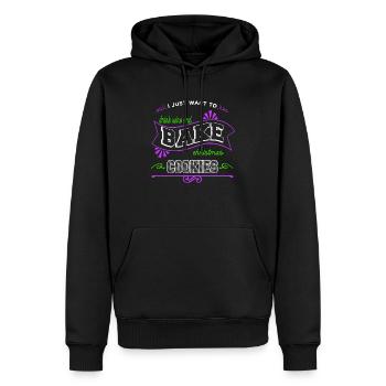 beach christen fun dino beard dinosaur fan - Männer Premium Bio Hoodie - Schwarz - Vorne - Nico (187cm)