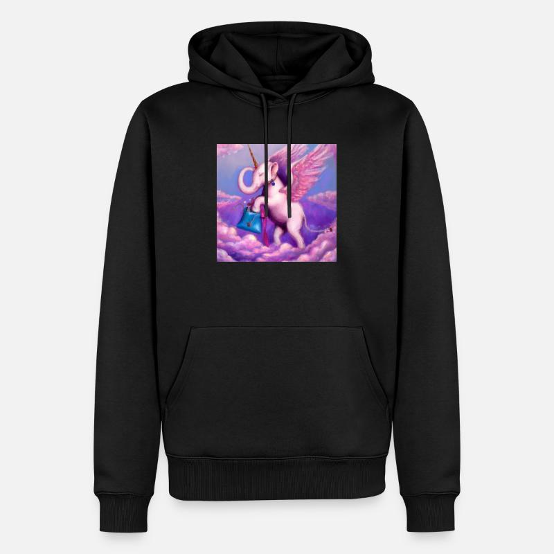 new dimension - Männer Premium Bio Hoodie - Schwarz