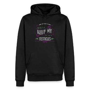 aircraft mechanic tools gift idea baseballclothing - Männer Premium Bio Hoodie - Schwarz - Vorne - Nico (187cm)