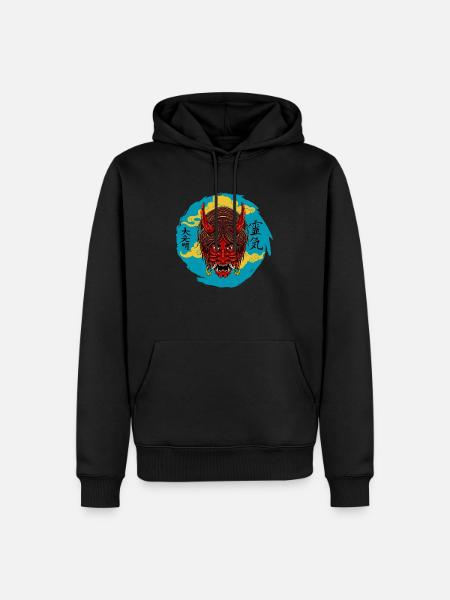 The Devil At Night - Men’s Premium Organic Hoodie - black