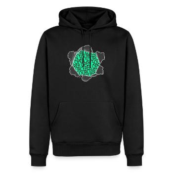 birthday present idea c plus plus fun bday - Männer Premium Bio Hoodie - Schwarz - Vorne - Nico (187cm)