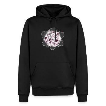 geburtstagsgeschenk geburtstagsgeschenkidee - Männer Premium Bio Hoodie - Schwarz - Vorne - Nico (187cm)