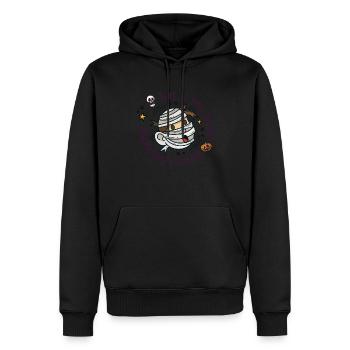 Das ist mein gruseliges Halloween-Kostüm - Männer Premium Bio Hoodie - Schwarz - Vorne - Nico (187cm)