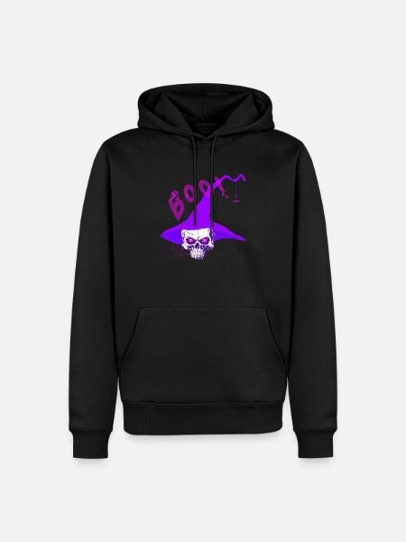 Hou! - Sweat à capuche Premium bio Homme - noir