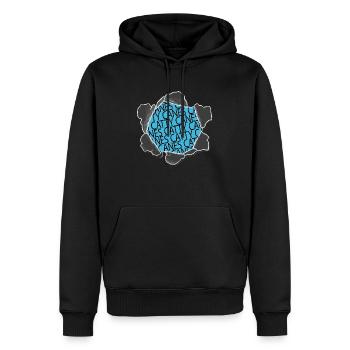 ordinateur bubaprints idée de cadeau d’anniversaire anti - Sweat à capuche Premium bio Homme - noir - Devant - Nico (187cm)