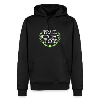 cool downhill biking ultimate bliss humor - Männer Premium Bio Hoodie - Schwarz - Vorne - Nico (187cm)