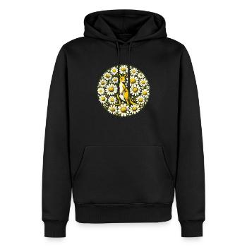 Australisches Känguru - Männer Premium Bio Hoodie - Schwarz - Vorne - Nico (187cm)