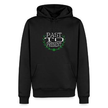 awesome funny sayings transformational experiences - Men’s Premium Organic Hoodie - black - Front - Nico (187cm)