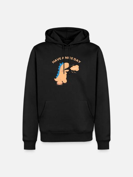Have a Nice Day - Men’s Premium Organic Hoodie - black
