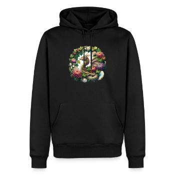 Rockhound Dragon - Sweat à capuche Premium bio Homme - noir - Devant - Nico (187cm)
