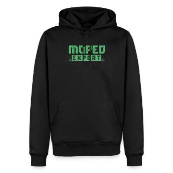 Moped Experte Mokick Mofa Mopedfahrer - Männer Premium Bio Hoodie - Schwarz - Vorne - Nico (187cm)