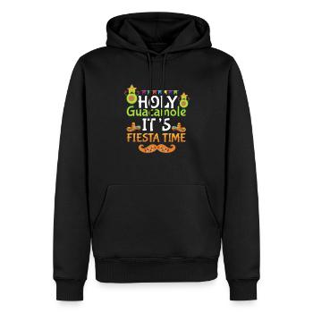 Cinco - Holy Guacamole Its Fiesta Time Fiesta - Männer Premium Bio Hoodie - Schwarz - Vorne - Nico (187cm)