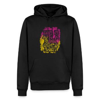 This Is Just A Punk Rock Design Musik Rock - Männer Premium Bio Hoodie - Schwarz - Vorne - Nico (187cm)