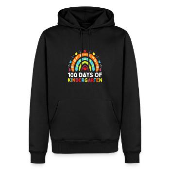 100 Tage Erzieherin - Männer Premium Bio Hoodie - Schwarz - Vorne - Nico (187cm)