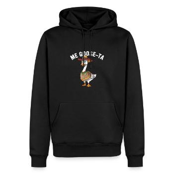 Me Goose-Ta Goose Me Goose Ta Mexican Cinco Mayo - Männer Premium Bio Hoodie - Schwarz - Vorne - Nico (187cm)