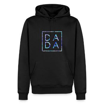 Vatertag für frischgebackenen Vater, Dada, lustige Krawattenfarbe Dada - Männer Premium Bio Hoodie - Schwarz - Vorne - Nico (187cm)