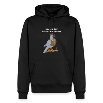 Taubensport Geschenke Männer Vater Vatertag Taube - Männer Premium Bio Hoodie - Schwarz - Vorne - Nico (187cm)