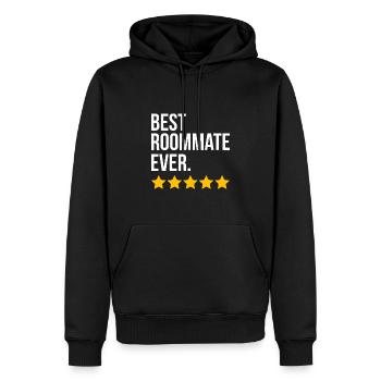 Meilleur colocataire de tous les temps Roommate Colocataire drôle - Sweat à capuche Premium bio Homme - noir - Devant - Nico (187cm)