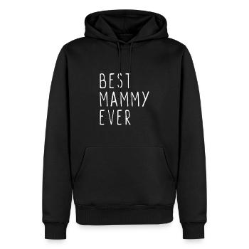 Beste Mammy Ever Family Lustig Cool - Männer Premium Bio Hoodie - Schwarz - Vorne - Nico (187cm)