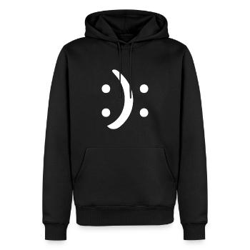 Bipolares Bewusstsein Glückliches trauriges Gesicht Psychische Gesundheit - Männer Premium Bio Hoodie - Schwarz - Vorne - Nico (187cm)