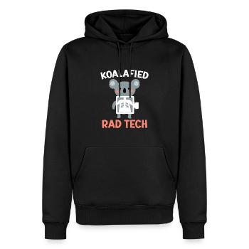 Ich kann Dummes nicht reparieren, aber ich kann es röntgen Radiologe - Männer Premium Bio Hoodie - Schwarz - Vorne - Nico (187cm)
