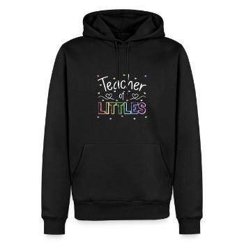 Lehrerin der Kindertagesstätte Pre-k Kindergarten - Männer Premium Bio Hoodie - Schwarz - Vorne - Nico (187cm)