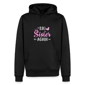 Große Schwester wieder Geschwister ältere Tochter Arrow - Männer Premium Bio Hoodie - Schwarz - Vorne - Nico (187cm)