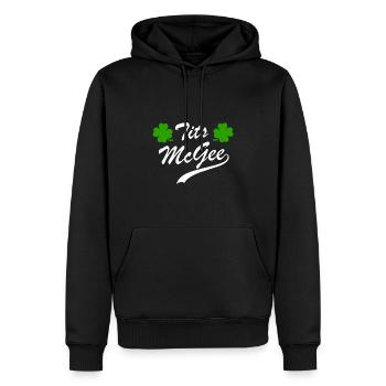Lustige Titten für Frauen McGee St. Patrick's Day - Männer Premium Bio Hoodie - Schwarz - Vorne - Nico (187cm)