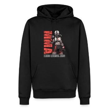 MMA Fighter 3 – Chemise d’anime - Sweat à capuche Premium bio Homme - noir - Devant - Nico (187cm)