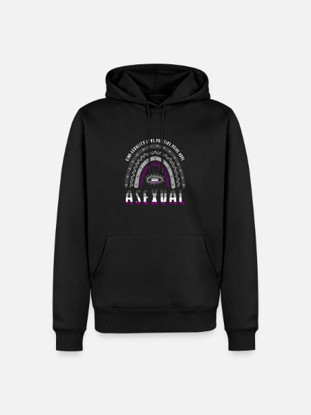 Boho Rainbow Asexual - Men’s Premium Organic Hoodie - black