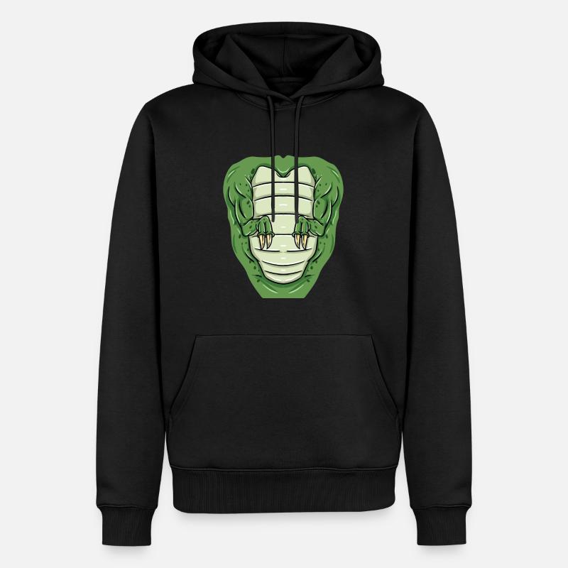 T-Rex-Kostüm Halloween - Männer Premium Bio Hoodie - Schwarz