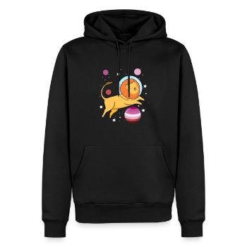 Löwe Astronaut Gay Bear Pride - Männer Premium Bio Hoodie - Schwarz - Vorne - Nico (187cm)