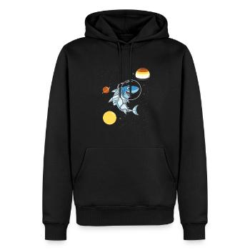 Hai Astronaut Gay Bear Pride - Männer Premium Bio Hoodie - Schwarz - Vorne - Nico (187cm)