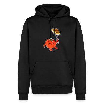 Tomato Balloon Gay Bear Pride - Sweat à capuche Premium bio Homme - noir - Devant - Nico (187cm)