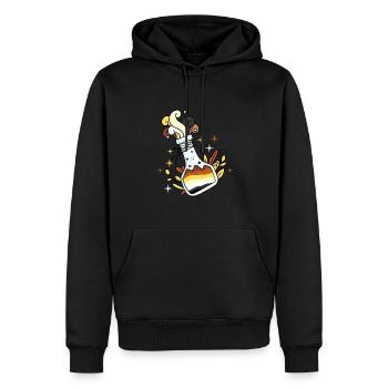 Trank Gay Bear Pride - Männer Premium Bio Hoodie - Schwarz - Vorne - Nico (187cm)