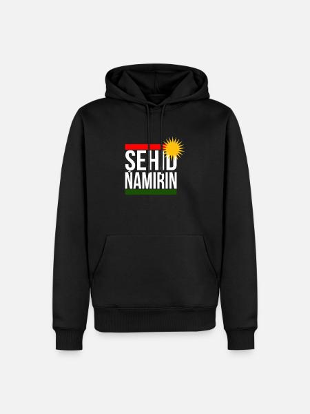 Şehid Namirin Biji Kurdistan - Men’s Premium Organic Hoodie - black