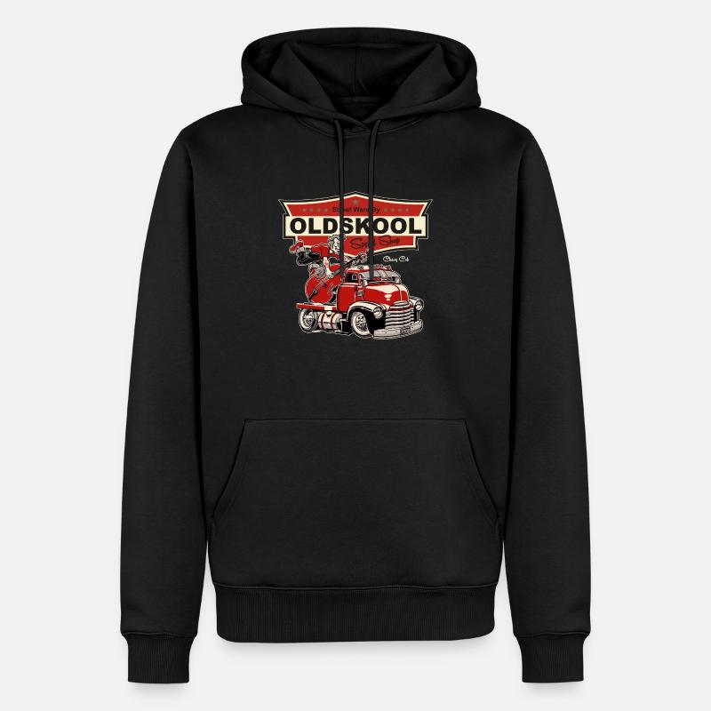 Cob - Sweat à capuche Premium bio Homme - noir