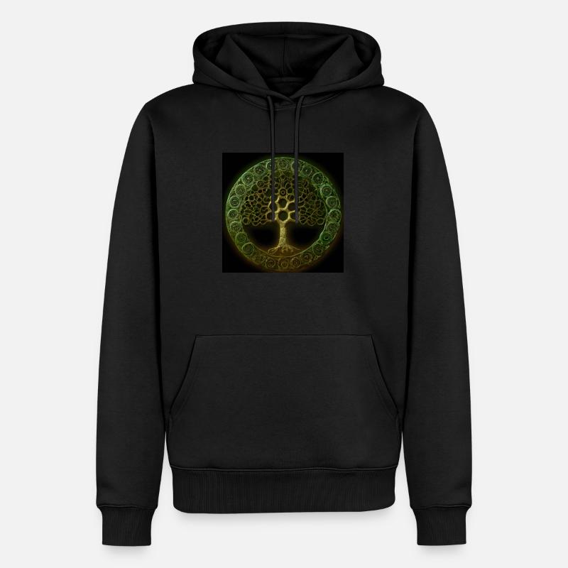 Arbre de vie celtique - Sweat à capuche Premium bio Homme - noir