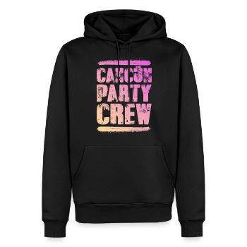 Cancun Party Crew Bunt - Männer Premium Bio Hoodie - Schwarz - Vorne - Nico (187cm)