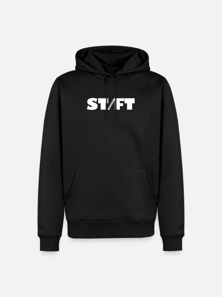 pin - Men’s Premium Organic Hoodie - black