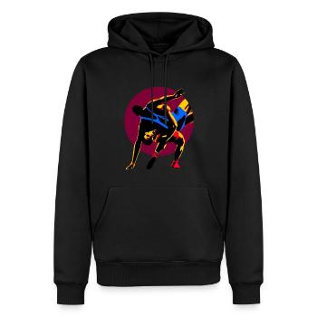 Wrestler Wrestling - Männer Premium Bio Hoodie - Schwarz - Vorne - Nico (187cm)