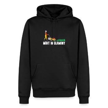 Mäht In Germany Rasenmäher Mäht - Männer Premium Bio Hoodie - Schwarz - Vorne - Nico (187cm)