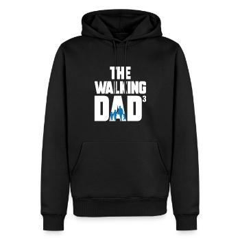 The Walking Dad 3 Saunter Dad Father's Day Walk - Men’s Premium Organic Hoodie - black - Front - Nico (187cm)