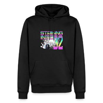 Schlagen In 32 Bowling Bowler 32. Geburtstagsfeier - Männer Premium Bio Hoodie - Schwarz - Vorne - Nico (187cm)