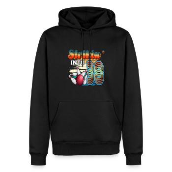 Strikin' Into 38 Bowling Bowler 38. Geburtstag - Männer Premium Bio Hoodie - Schwarz - Vorne - Nico (187cm)