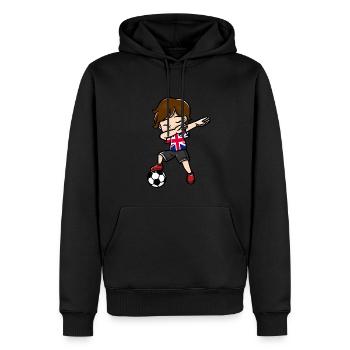 Dabbing Young Football Players United - Men’s Premium Organic Hoodie - black - Front - Nico (187cm)