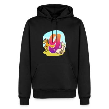 9th Birthday Riding Riding Theme Nine Party - Men’s Premium Organic Hoodie - black - Front - Nico (187cm)