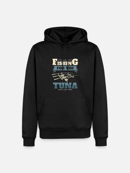 Deep Sea Fishing Fishing Tuna - Men’s Premium Organic Hoodie - black