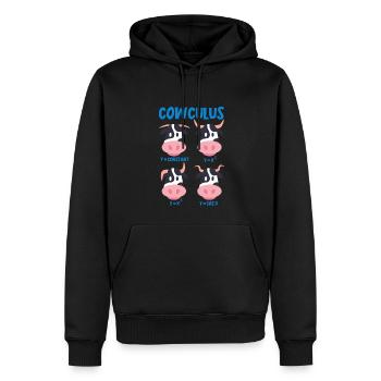 Funny Math Math Nerd Gift Sayings - Men’s Premium Organic Hoodie - black - Front - Nico (187cm)