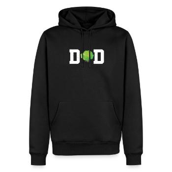 Cabbage Papa - Men’s Premium Organic Hoodie - black - Front - Nico (187cm)